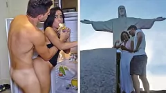 play Big-Tusted Latina Gold Digger Falls voor paspoorttruc